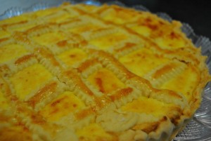 Dolce crostata di ricotta